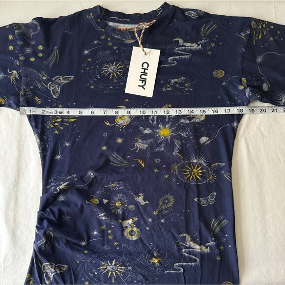 Chufy Dylan Midi Dress in Cosmos Navy Size S - Picture 11 of 12